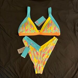 OneOne Cheeky Kameron Bikini‎ Set XL NWT